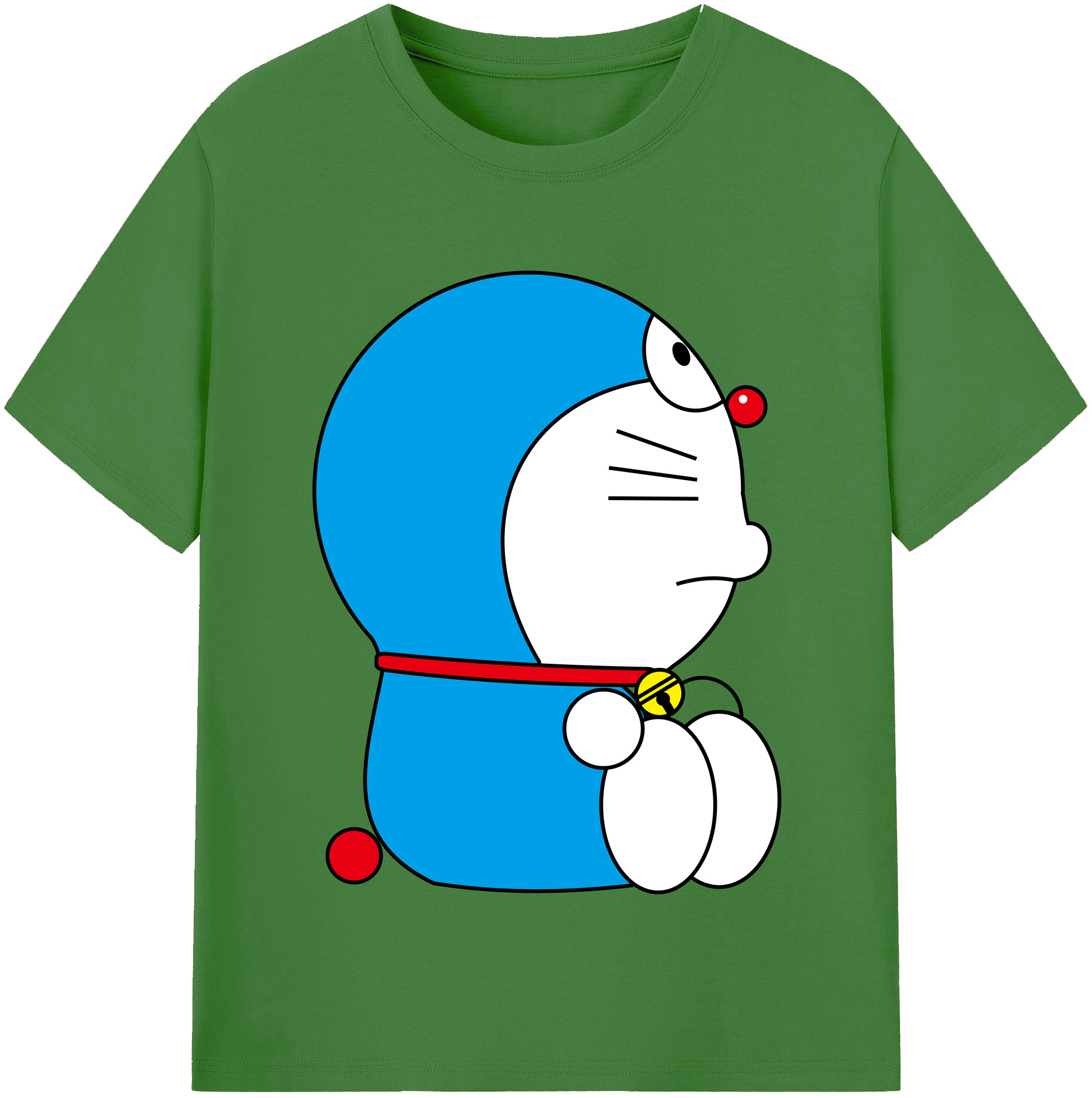 （画像用） ドラえもん Doraemon レディースカジュアルプリントTシャツ（綿100％）